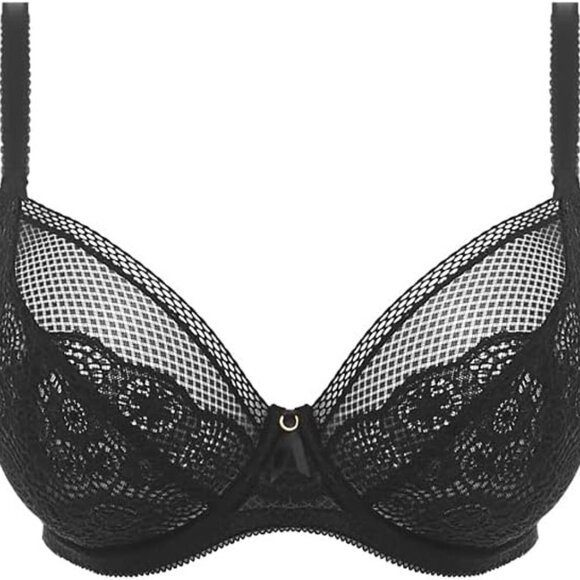 **Freya** Women's Expression Underwire Plunge Bra Black  Style #AA5491 - Picture 3 of 5